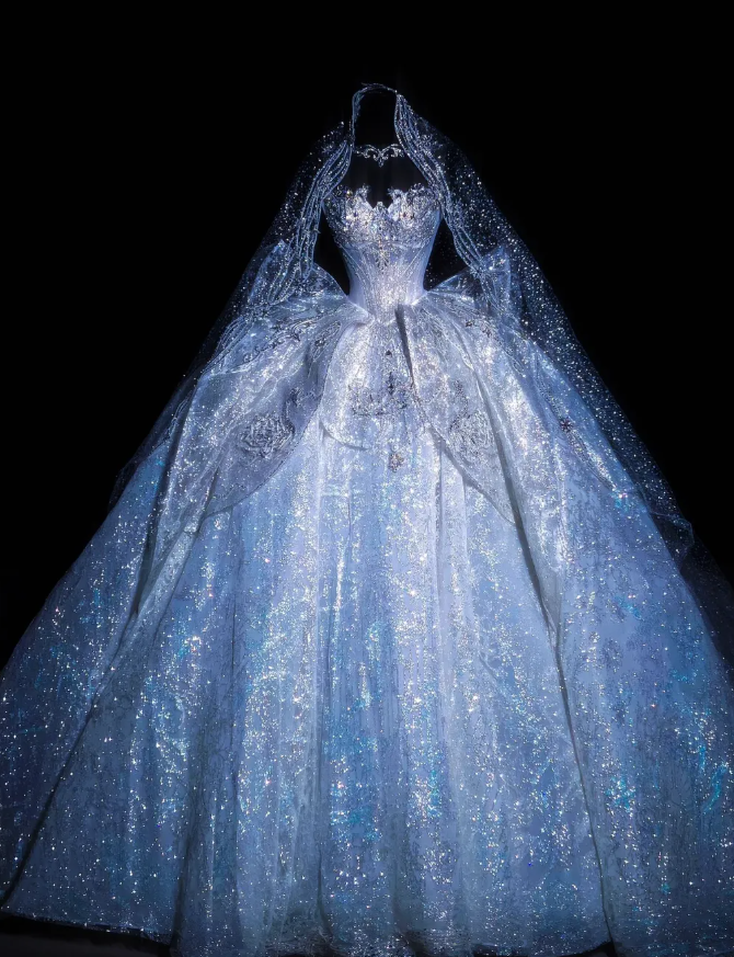 Stunning Ball Gown Strapless Rhinestone Sequin Tulle Long Prom Dress S shinydress Stunning Ball Gown Strapless Rhinestone Sequin Tulle Long Prom Dress S shinydress
