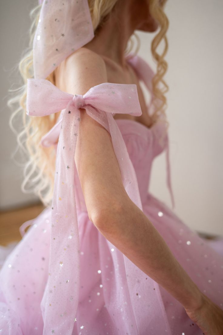 Star Sequin Pink A Line Straps Layered Tulle Date Dress Prom Dress Evening Dress SH3889