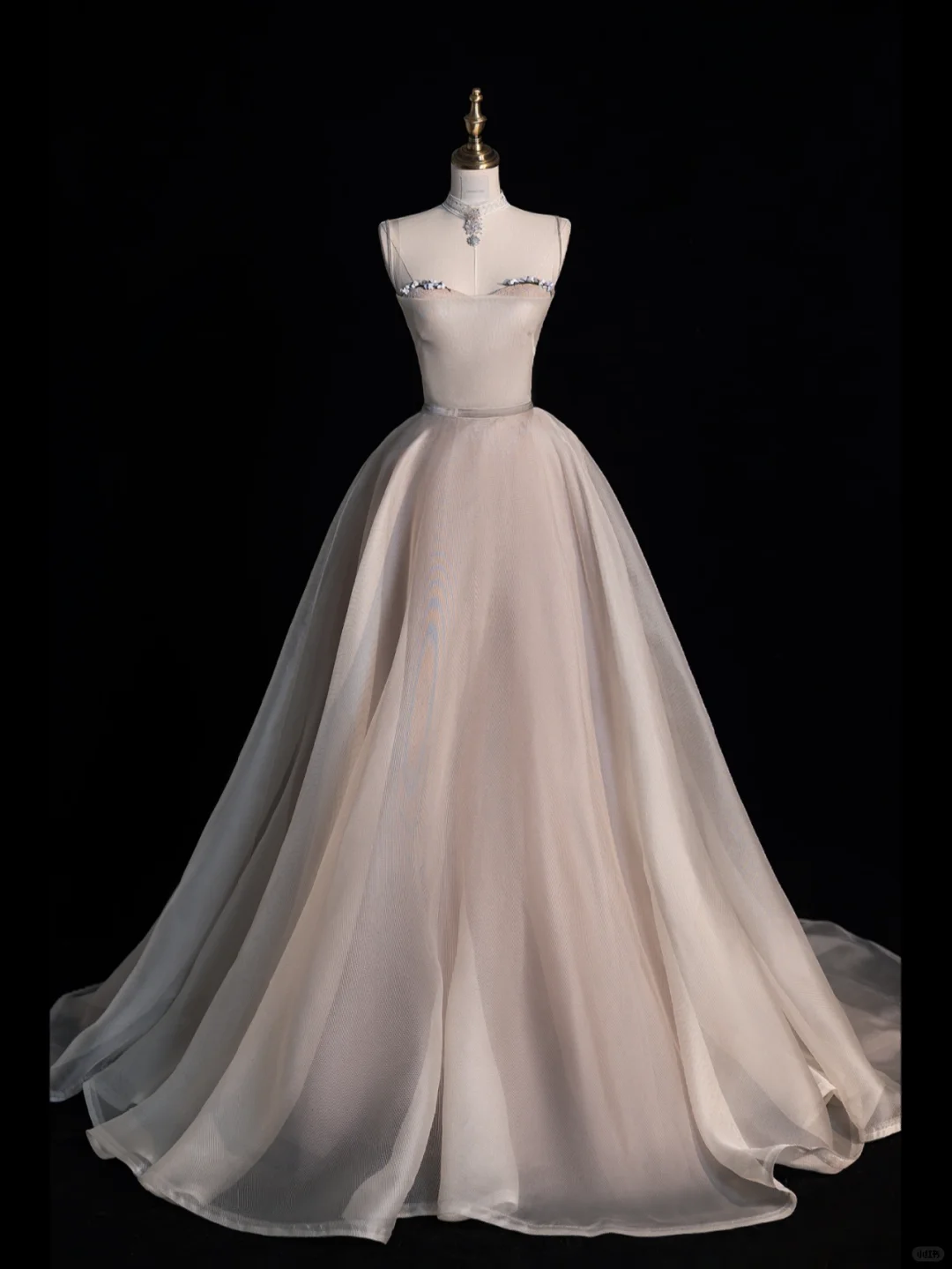 A-Line Sweetheart Neck Sequin Tulle Long Prom Dress, Formal Dress