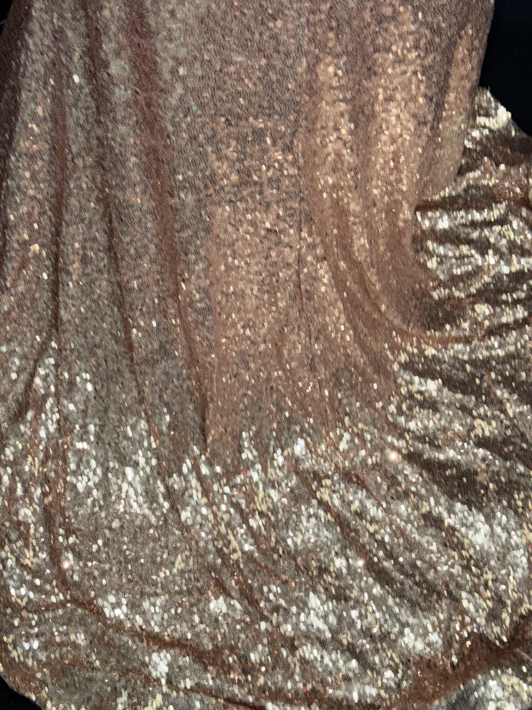 Shiny Champagne Gold One Shoulder Sequin Prom Dress Graduation Prom Dress SH5432