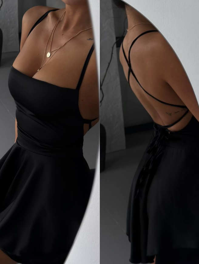 Cute White A Line Spaghetti Strap Satin Short Homecoming Dress Cocktail Dress SH4345