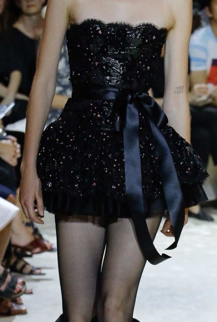 Sexy A Line Strapless Black Sequin Mini Homecoming Dress SH3264