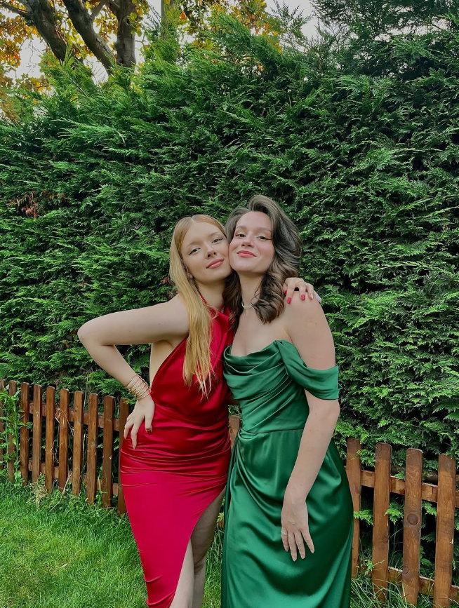 Off The Shoulder Green Slit Long Prom Dress,Pretty Evening Dress SH664