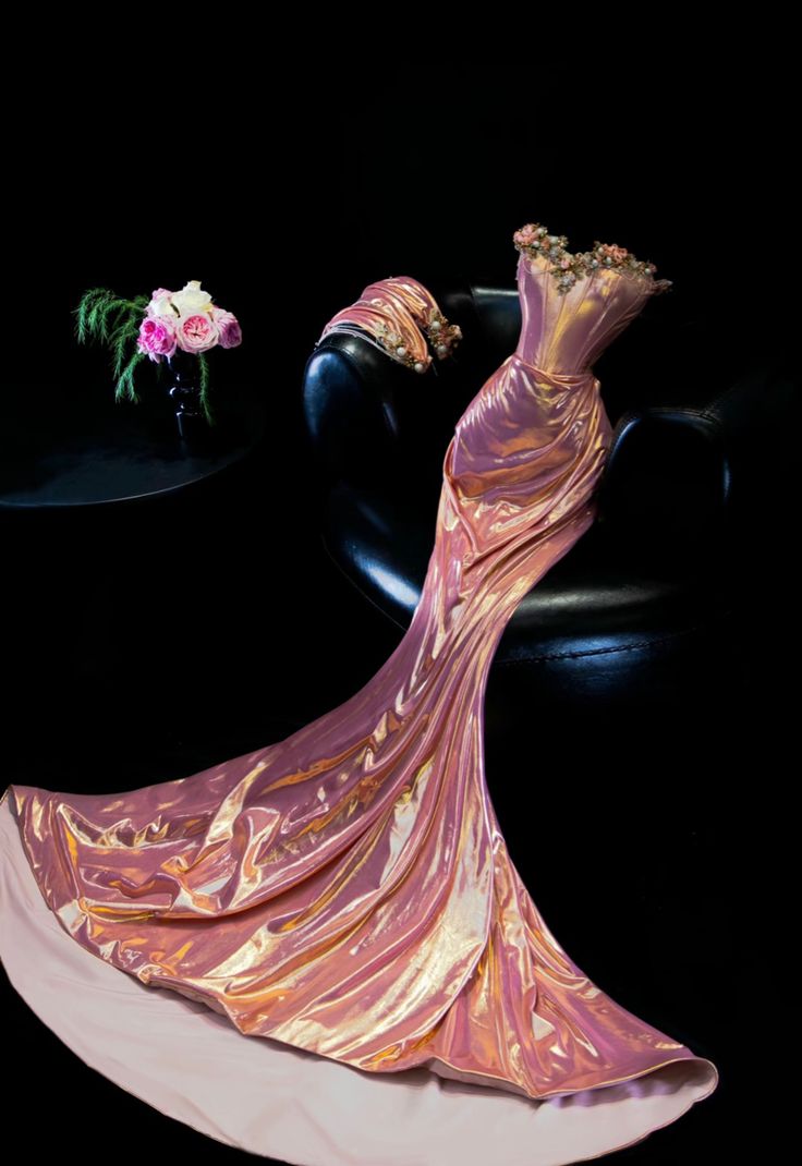 Gorgeous Mermaid Off the Shoulder Flower Satin Long Prom Dress Evening Dress SH3241