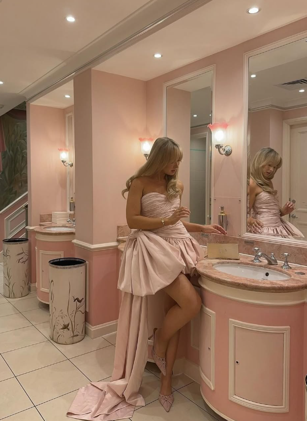 Pink A Line Sweetheart Neck Pleated Satin Mini Homecoming Dress with Bow SH3287