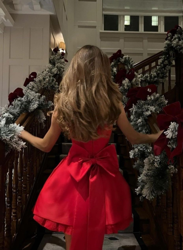 Simple A Line Strapless Red Satin Short Homecoming Dress Cocktail Dress SH3191