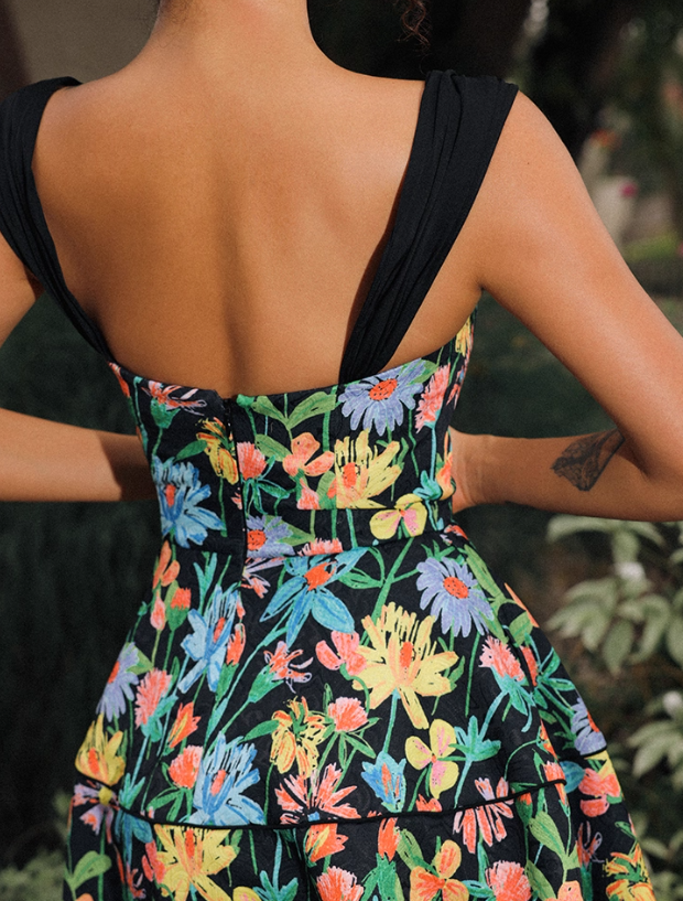 Bright and Colorful A Line Strap Satin Short Homecoming Dress Outfits SH4150