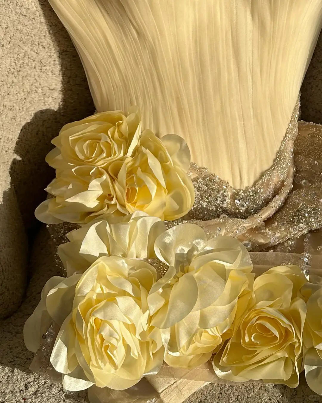 Stunning Sheath Straps Beaded Yellow Satin Tulle Short Homecoming Dress Cocktail Dress SH3194