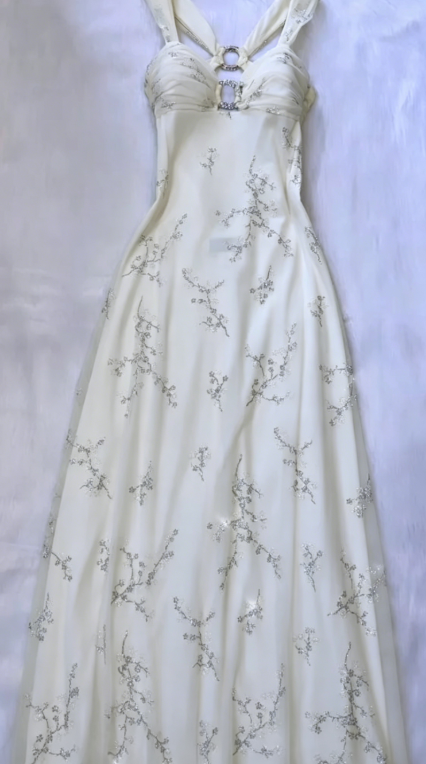 Charming Yellow Long Prom Dress Evening Gown SH1289