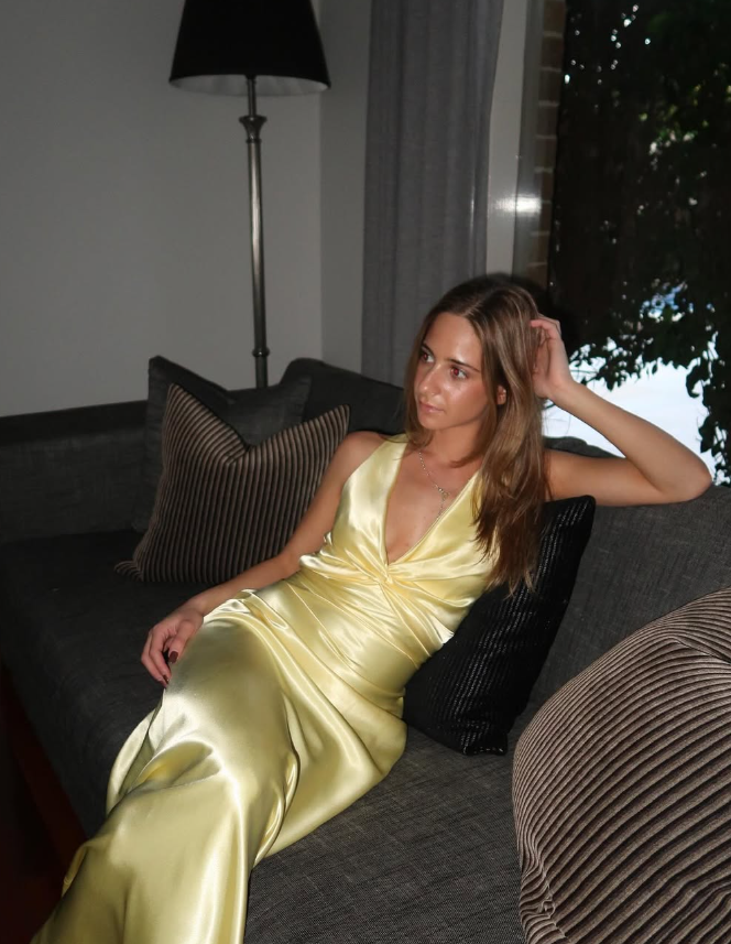 Green Simple Sheath V Neck Satin Open Back Prom Dress Evening Dress Formal Gown SH3921