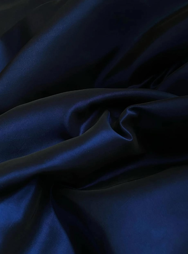 Vintage Navy Blue A Line Off the Shoulder Velvet Satin Prom Dress Evening Dress SH6338