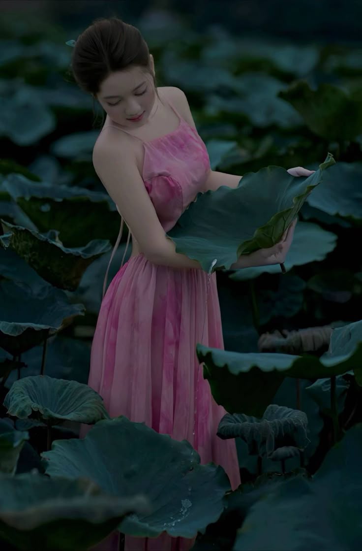 Gentle A Line Spaghetti Strap Print Flower Pink Chiffon Open Back Party Dress Evening Dress SH2870