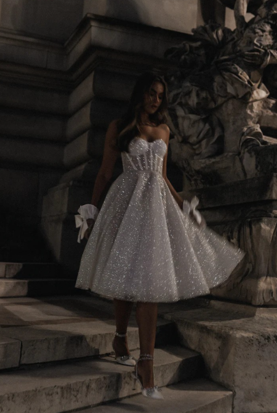 Shiny A Line Sweetheart Neck Corset Sequin Prom Dress Evening Dress SH2218