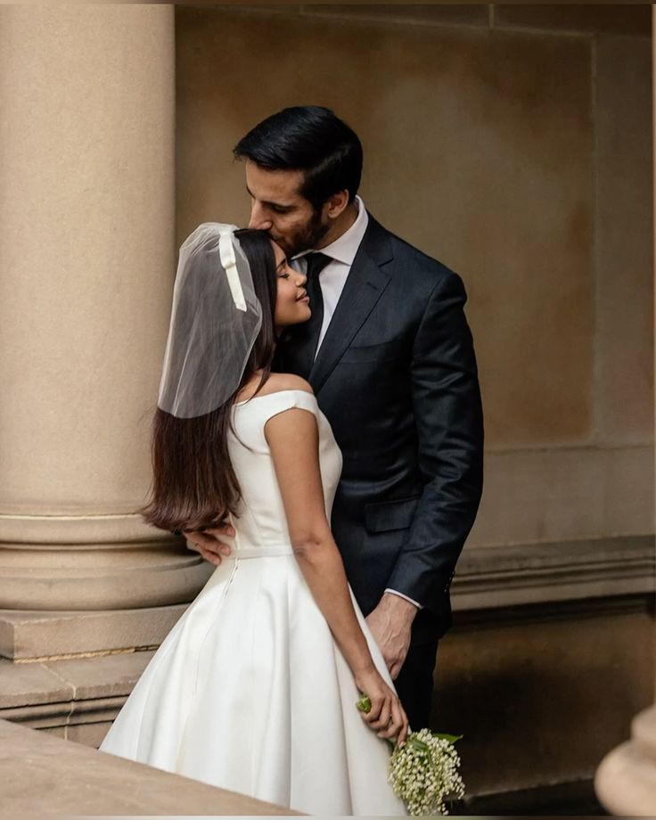 Elegant Princess A Line V Neck White Satin Long Prom Dress Wedding Dress SH7547