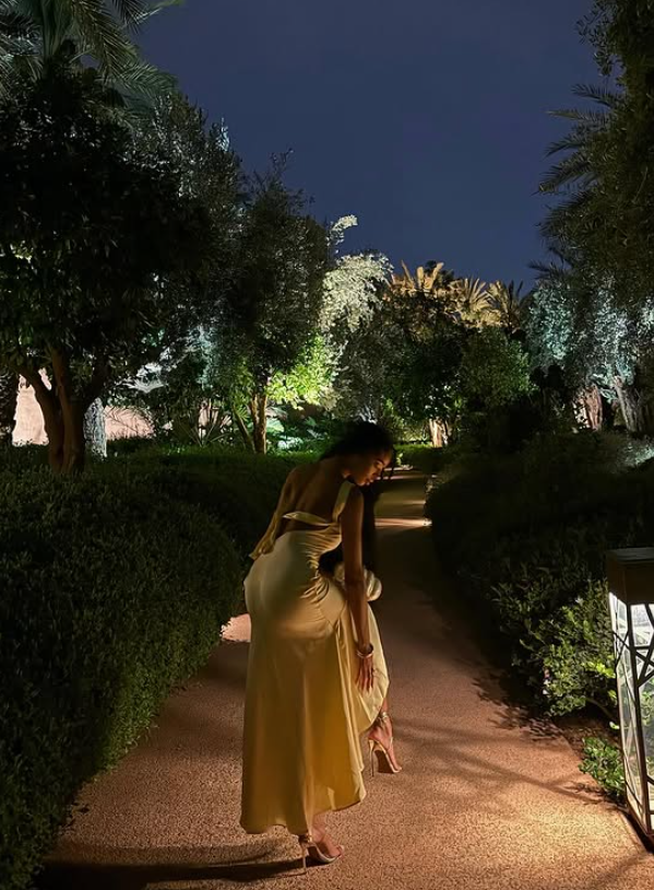 Yellow Sheath Halter Satin Open Back Prom Dress Wedding Guest Dress SH4493