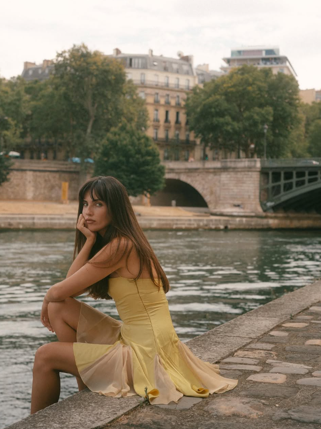 Yellow A Line Halter Chiffon Satin Mini Homecoming Dress SH3286