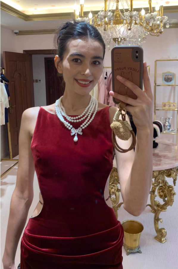 Burgundy Mermaid Velvet Open Back Long Prom Dress Wedding Guest Dress SH4385