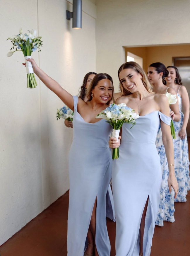 shiny bridesmaid dresses KissProm