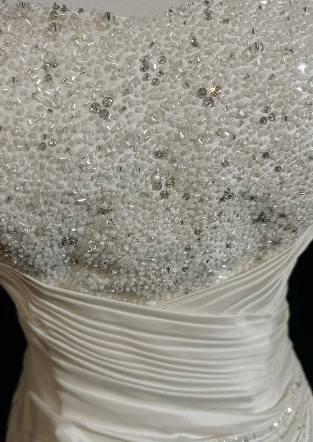 Vintage A Line Sweetheart Neck Beaded White Satin Short Homecoming Dress Cocktail Dress SH3148