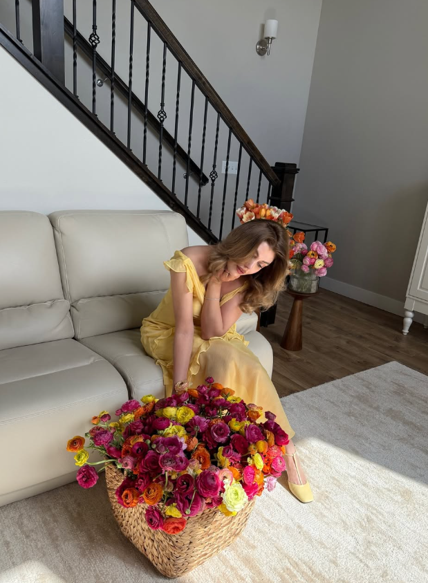 Pretty Yellow Sheath Strap Ruffle Chiffon Long Vacation Dress Outfits SH4003