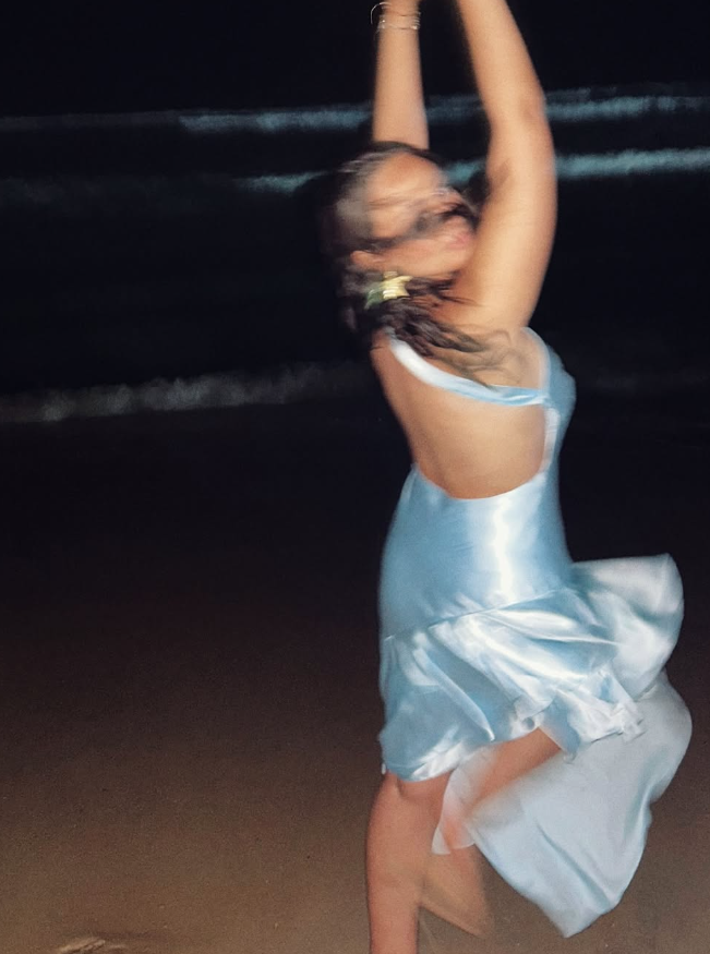 Baby Blue Mermaid One Shoulder Satin Short Open Back Homecoming Dress SH2264