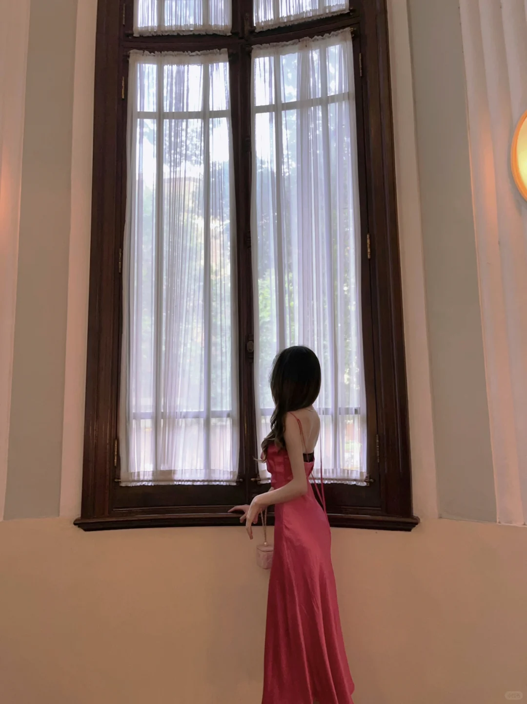 Pink A Line Spaghetti Strap Black Lace Satin Prom Dress 16th Birthday Dress with Slit SH4463