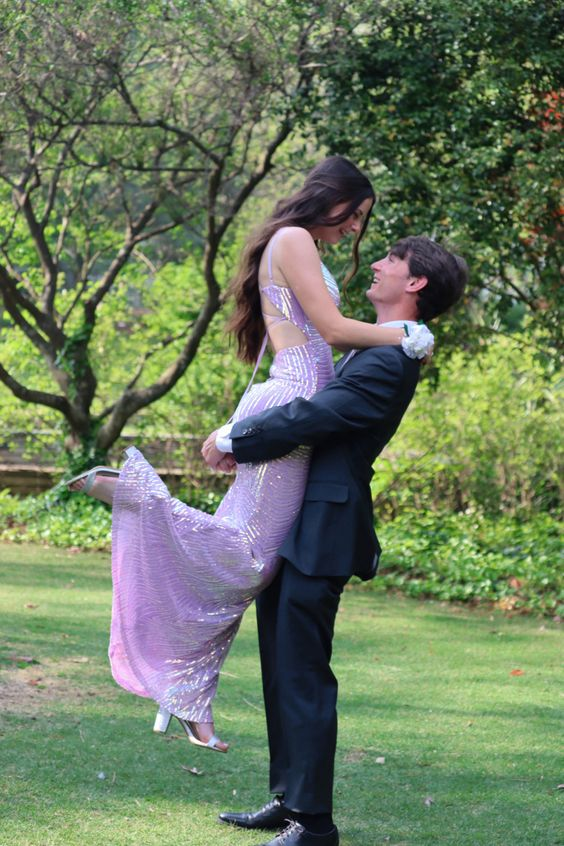 Chic Purple Backless Mermaid Prom Dress Long Evening Dress SH1085