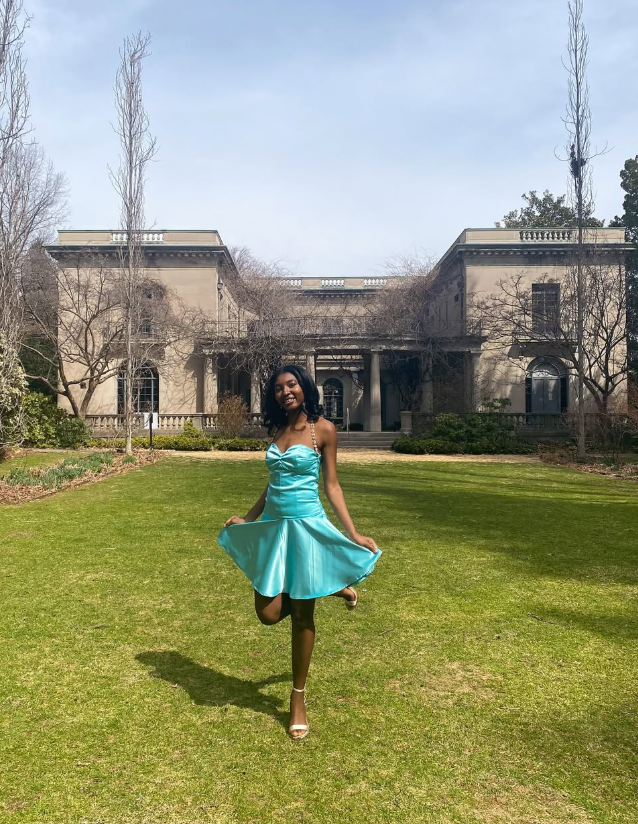 Cute Blue A Line Pearl Spaghetti Strap Satin Homecoming Dress Cocktail Dress SH4000