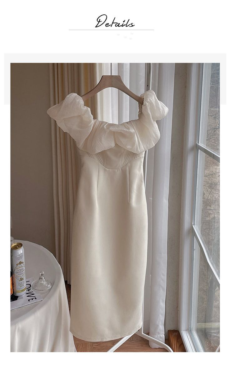 Off Shoulder Black Fashion Outfits Elegant Midi Bodycon Prom Dress SH1220