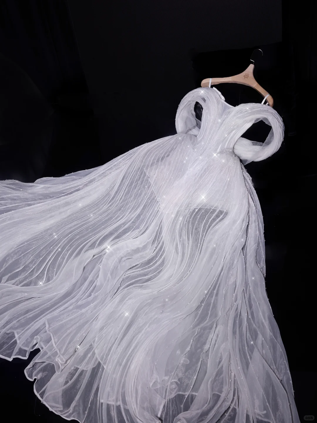 Flowy Gentle A Line Off the Shoulder White Tulle Long Prom Dress Party Dress SH3491