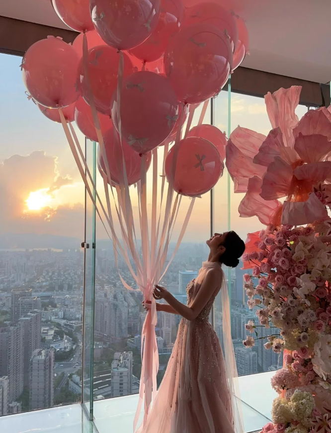 Pink Flowy Charming A Line Sweetheart Neck Sequin Tulle Long Prom Dress Formal Dress SH3667