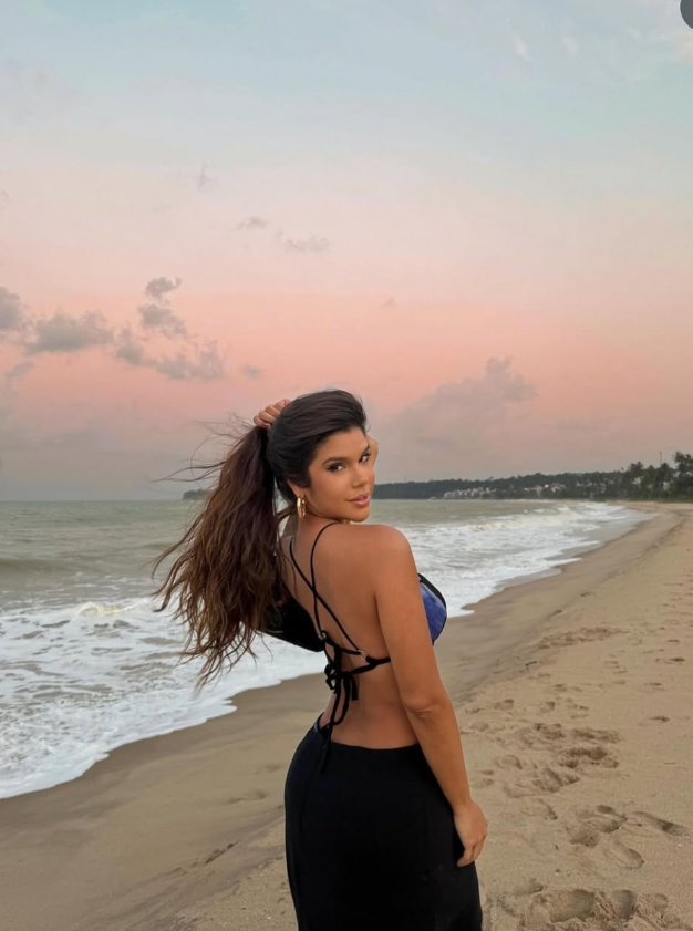 Black A Line Spaghetti Strap Print Floral Satin Open Back Prom Dress Evening Dress SH2010