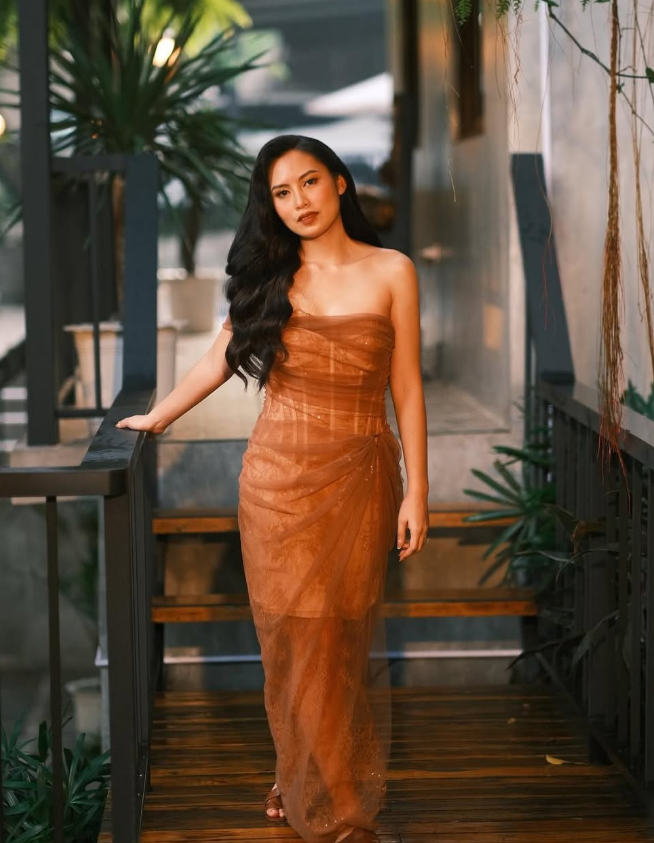 Brown Sheath One Shoulder Corset Lace Prom Dress Evening Dress Formal Gown SH3925