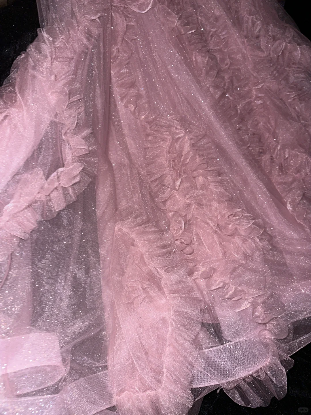 Pretty A Line Sweetheart Neck Sequin Pink Tulle Long Prom Dress Evening Dress SH3143