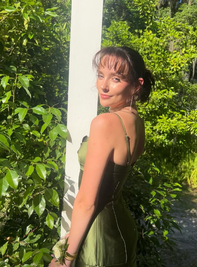 Vintage Mermaid Spaghetti Strap Green Satin Party Dress Evening Dress SH2822