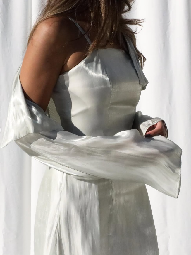 Elegant Straps Pleated Ruffles Long Prom Dress Evening Gown SH1244