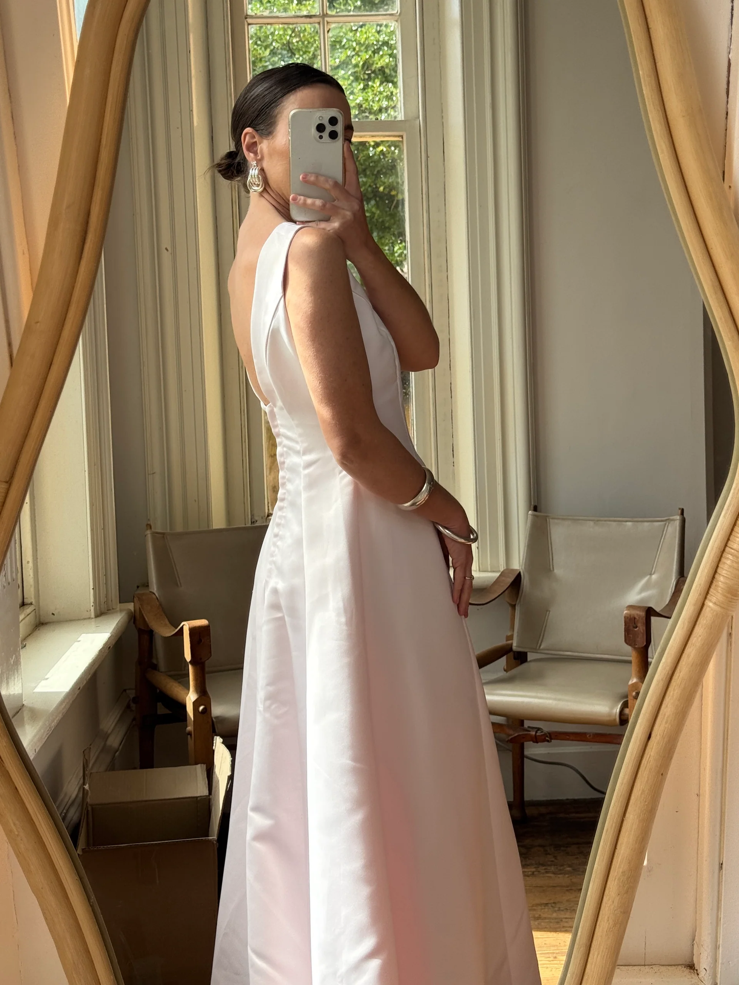 Gentle A Line Straps Light Pink Satin Prom Dress Wedding Guest Dress SH4427