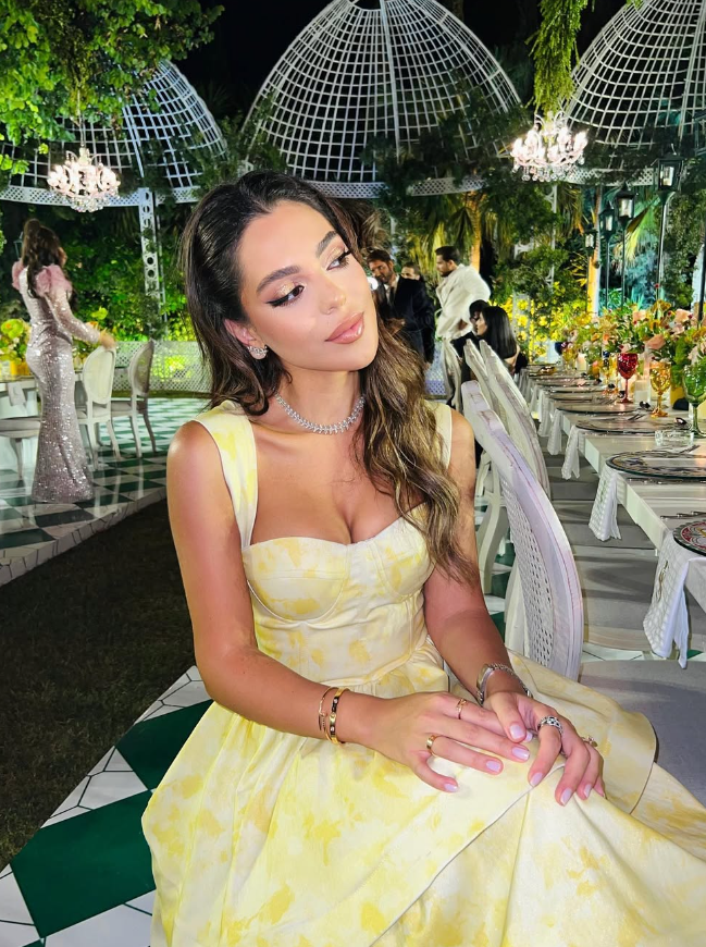 Yellow Layered Satin Long A Line Prom Dress SH1001