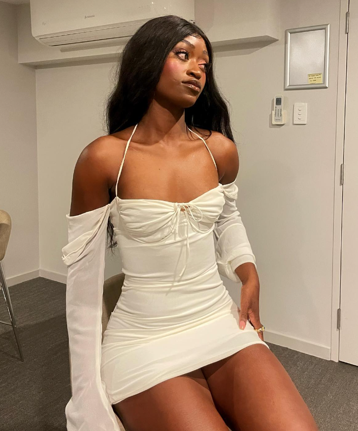 Sexy Birthday Dress Short Bodycon White Long Chiffon Prom Dress SH1312