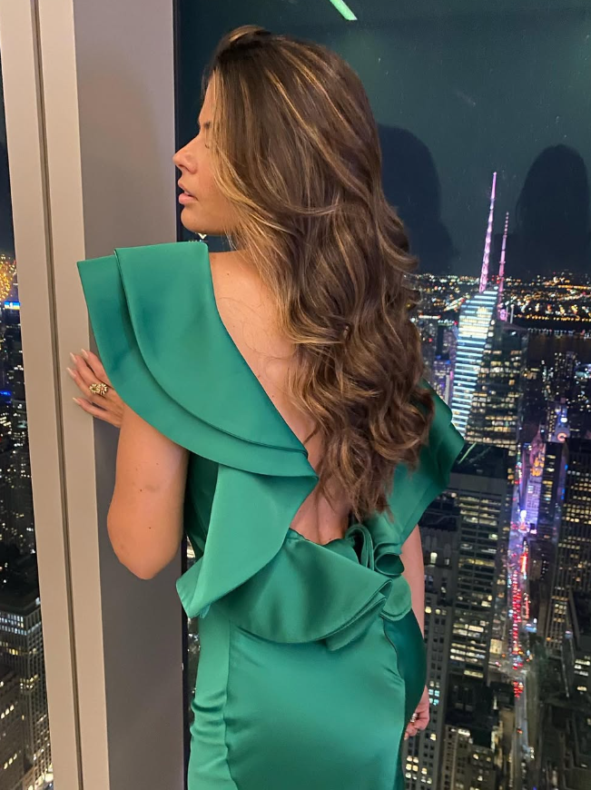 Charming Sheath Green Satin Open Back Long Prom Dress Evening Dress SH2094