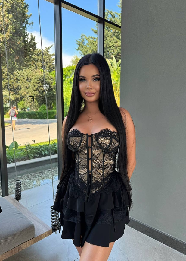 Sexy Black A Line Sweetheart Neck Lace Layered Chiffon Cocktail Dress Homecoming Dress SH6143
