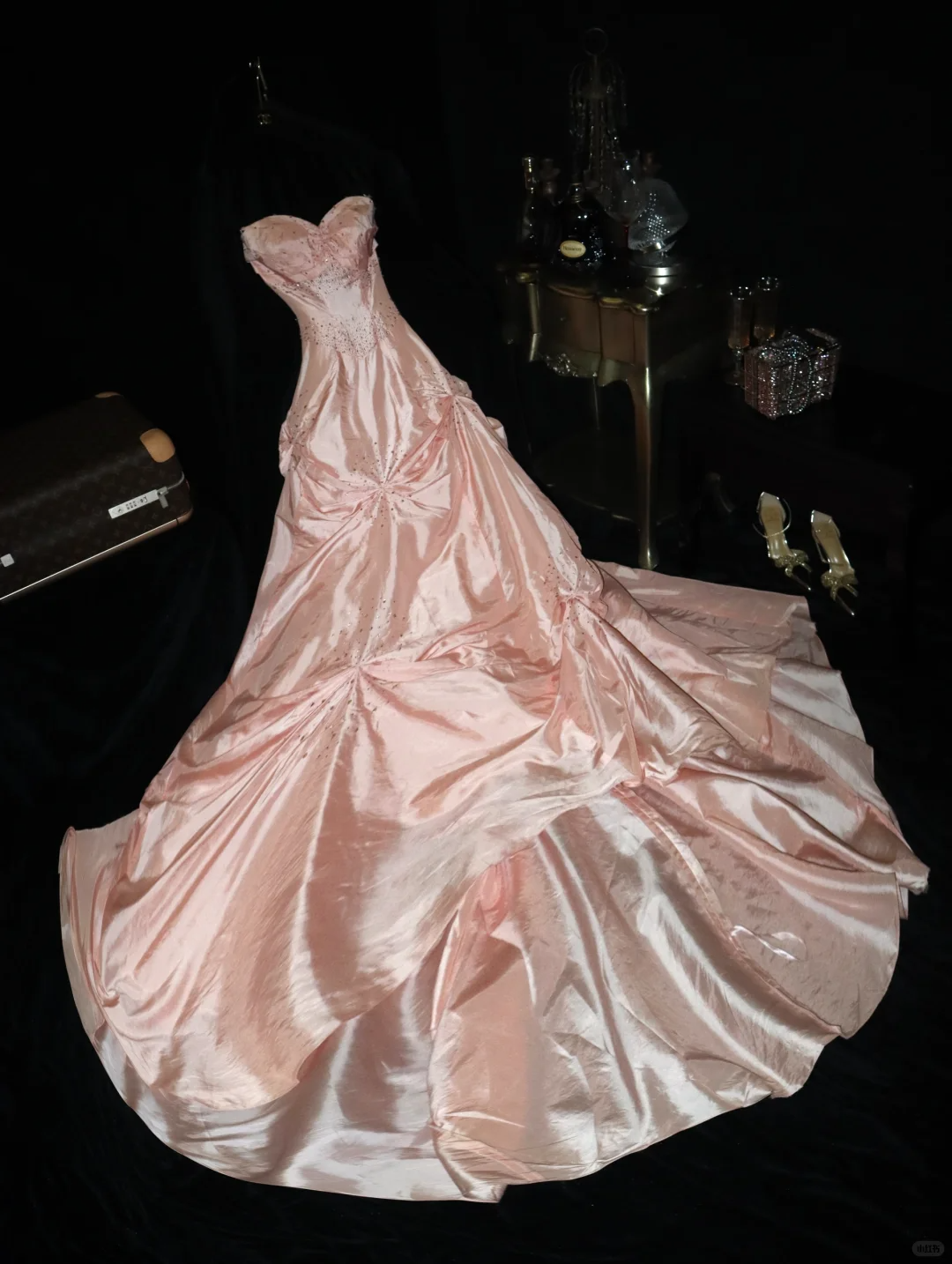 open lace back dress A-Line Sweetheart Neck Satin Pink Long Prom Dress, Pink Long Formal Dr –  toptby