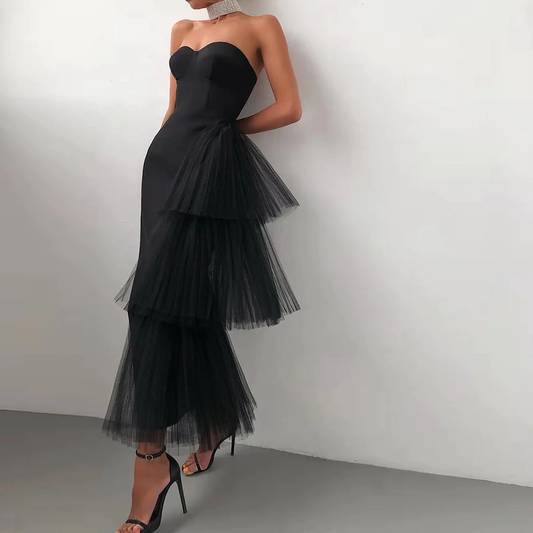 Sexy Sheath Strapless Evening Dress Elegant Homecoming Dress SH585