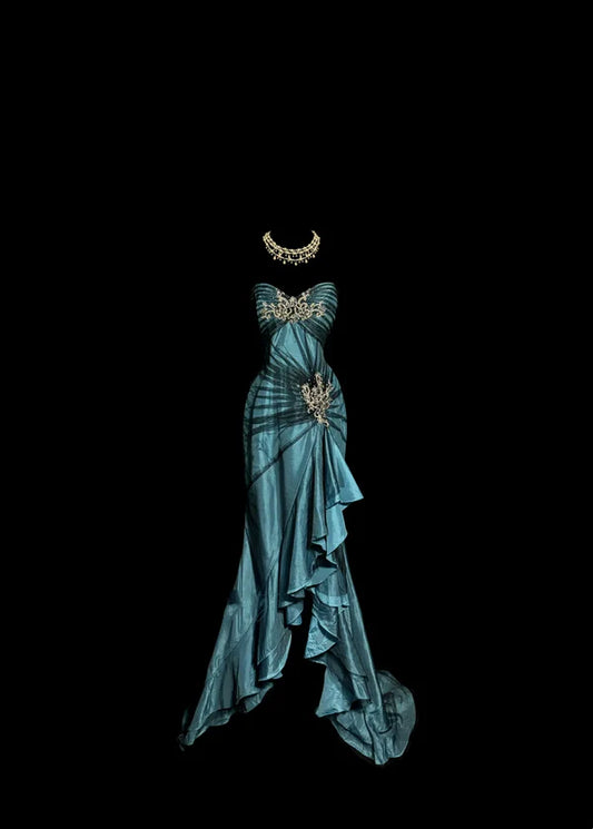 Vintage Mermaid Sweetheart 1950s Retro Classy Satin Long Prom Dresses Party Dress 21st Birthday Outfits Graduation Dresses SH3508