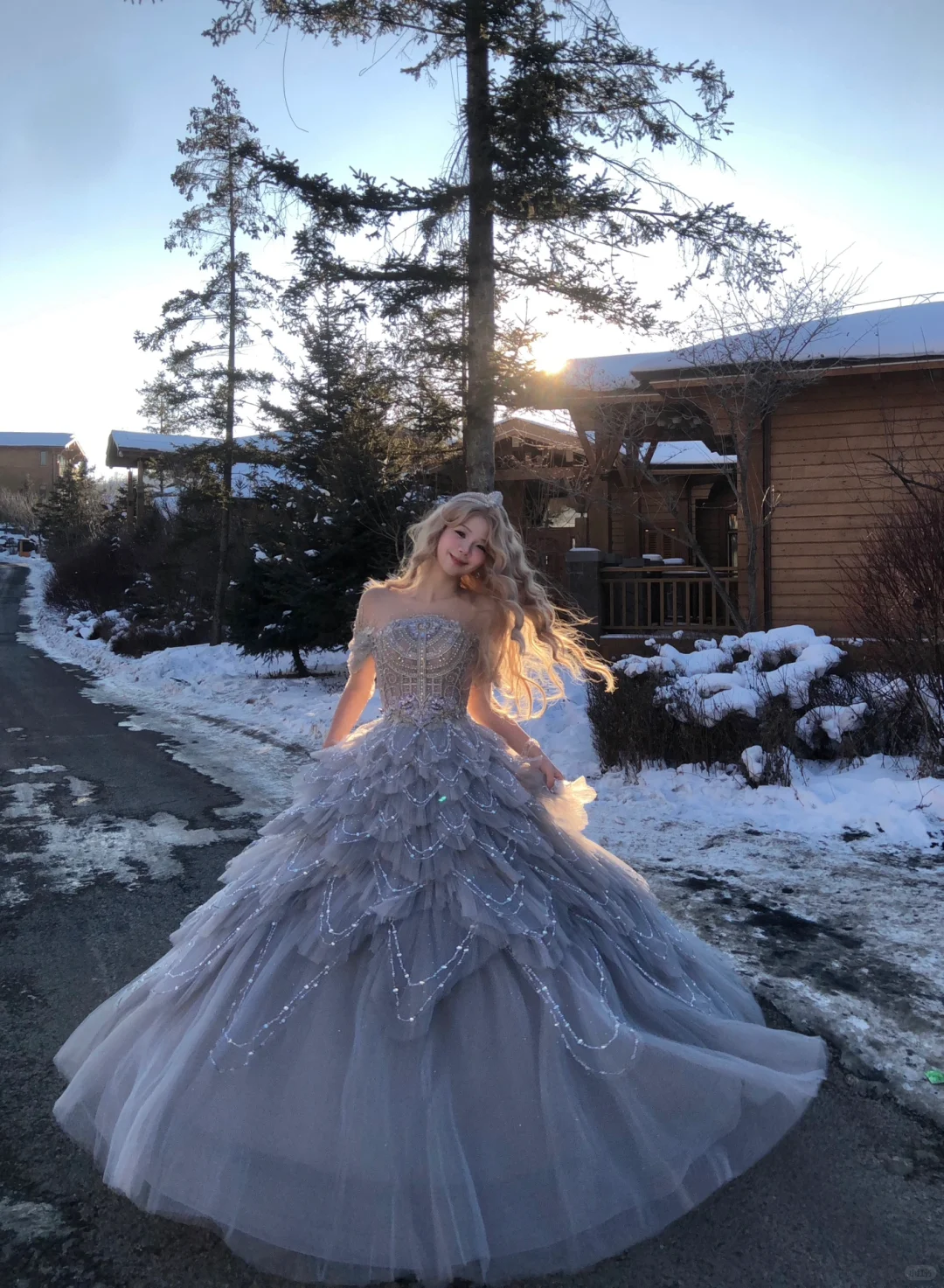 Exquisite Beaded A Line Off the Shoulder Grey Tulle Long Evening Dress Party Dress SH3487