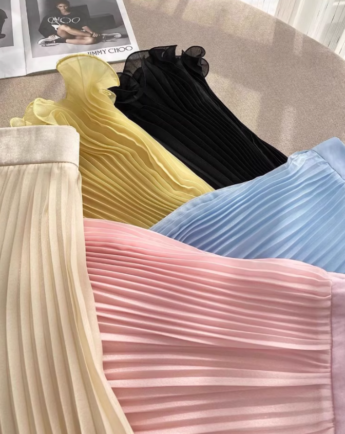 Cute A Line Halter Baby Blue Pleated Chiffon Short Homecoming Dress Birthday Dress SH2861