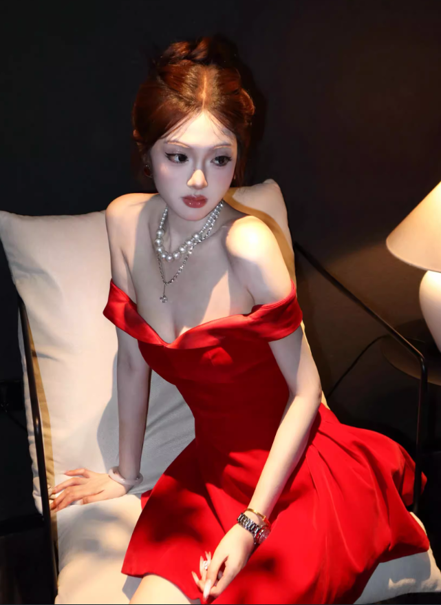 Charming Burgundy A Line Off the Shoulder Satin Short Homecoming Dress Cocktail Dress SH3668