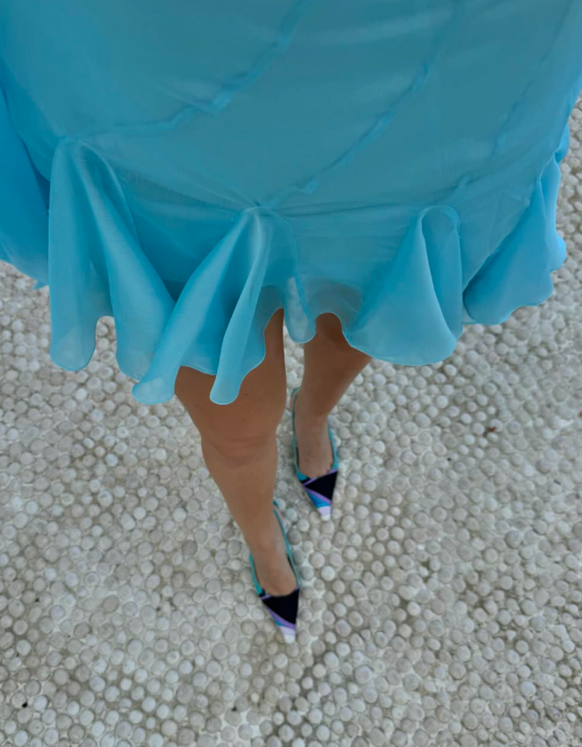 Flowy White A Line Halter Chiffon Mini Homecoming Dress SH3283