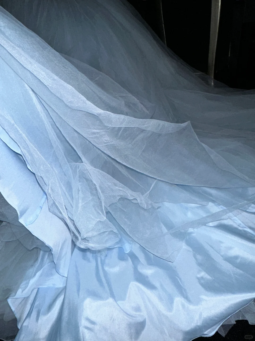 Shiny A Line V Neck Two Piece Beaded Baby Blue Tulle Long Prom Dress Evening Dress SH3141