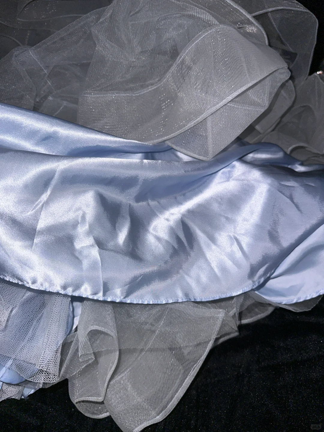 Gentle A Line Spaghetti Strap Beaded Ruffle White Organza Purple Satin Long Prom Dress Party Dress SH3068